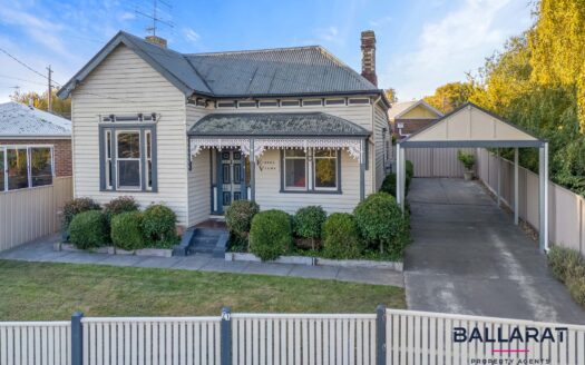 Victorian Beauty In Ballarat East – Ideal For Your Next Move