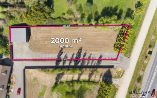 Approx 26 Metre Frontage With 10×12 Metre Shed – Titled Ready To Start Building