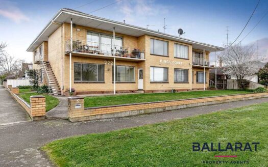 Renovated Ground Floor One Bedroom Unit in Prime Ballarat Central Location