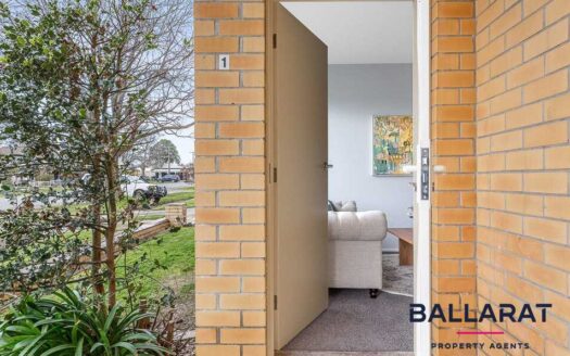 Renovated Ground Floor One Bedroom Unit in Prime Ballarat Central Location